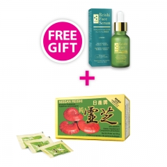 Nissan Reishi 1-Box with 1 FREE bottle of MTW Reishi Face Serum